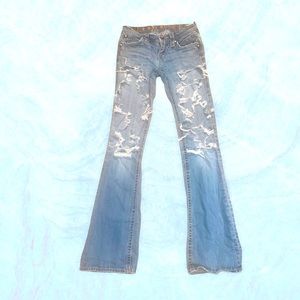 Rock Revival destroyed jeans